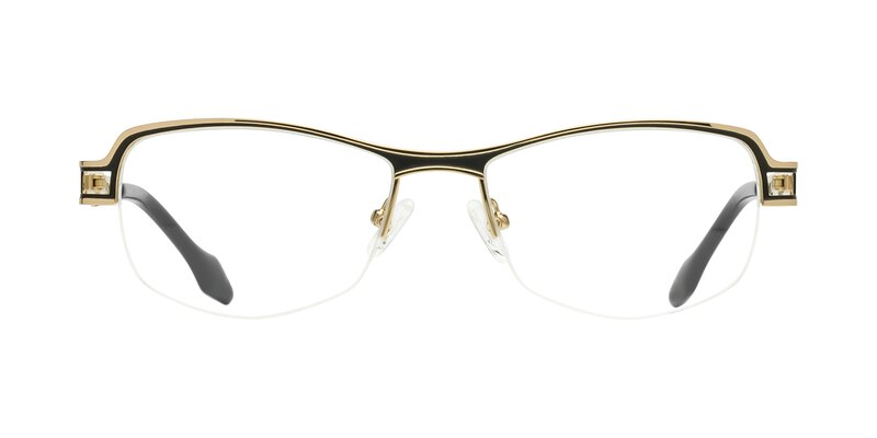 Tejeda - Gold/Black Eyeglasses