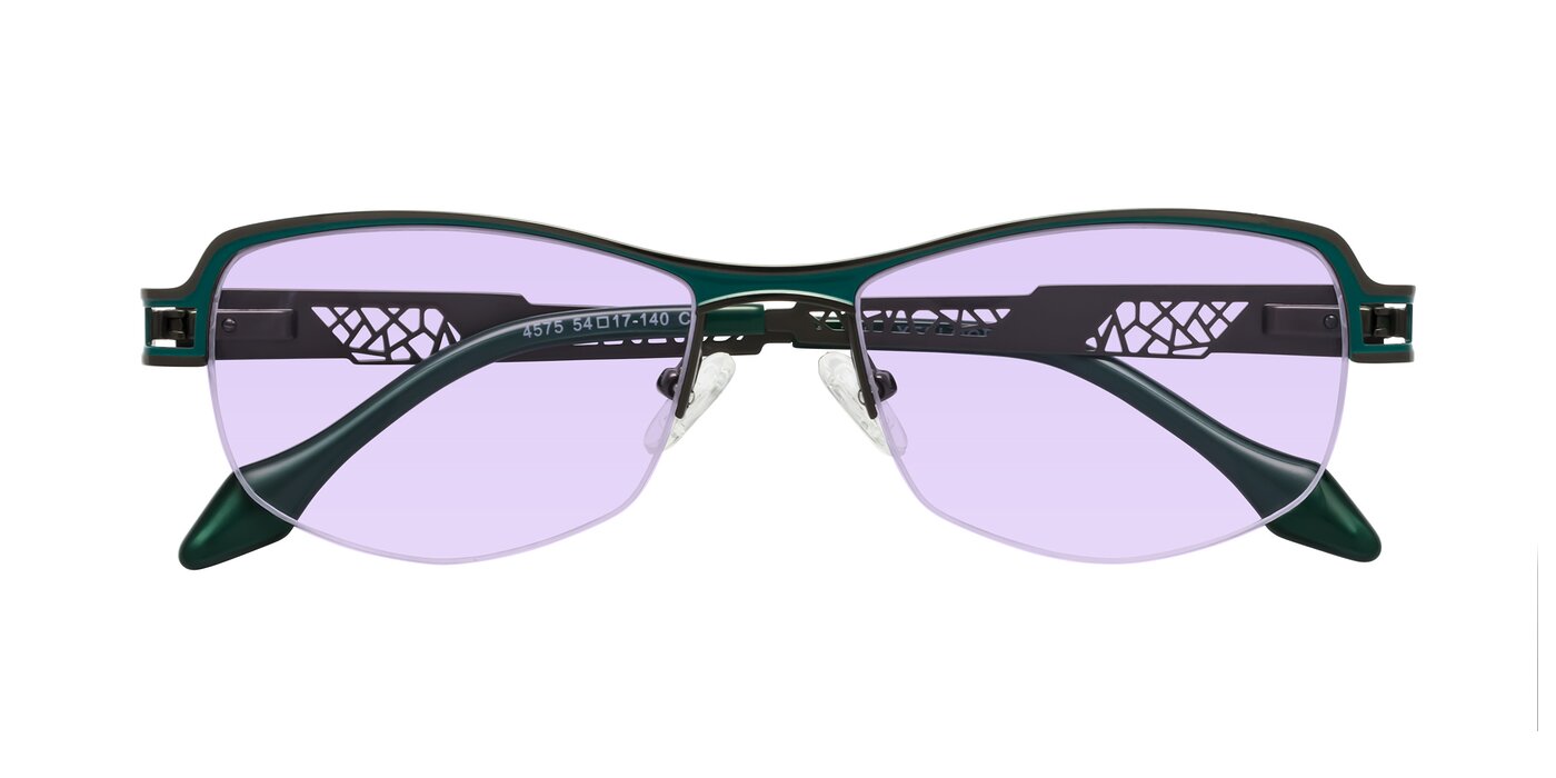 Tejeda - Gunmetal / Peacock Tinted Sunglasses