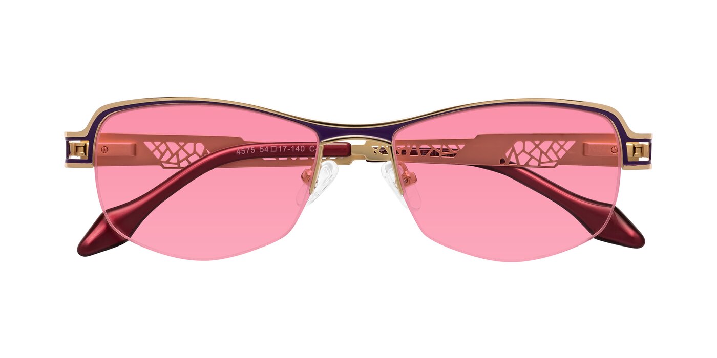 Tejeda - Gold/Purple Tinted Sunglasses