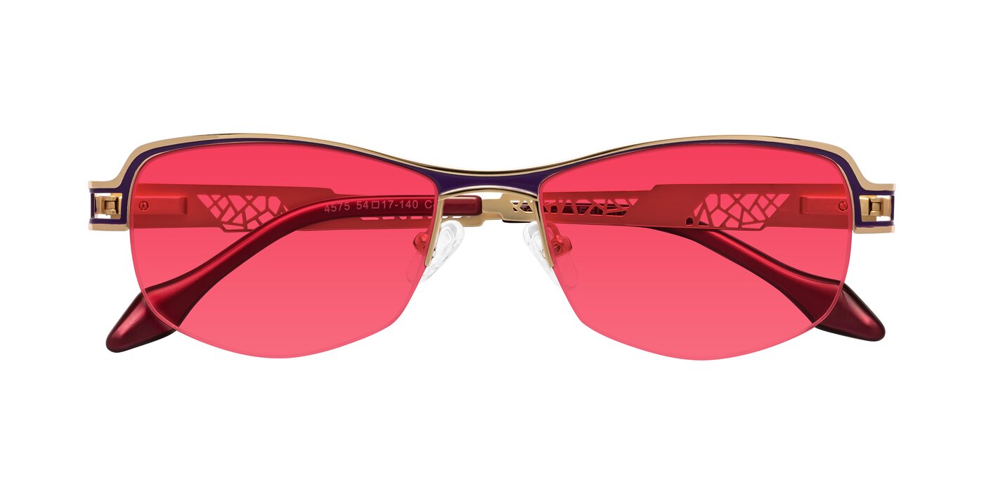 Tejeda - Gold/Purple Tinted Sunglasses