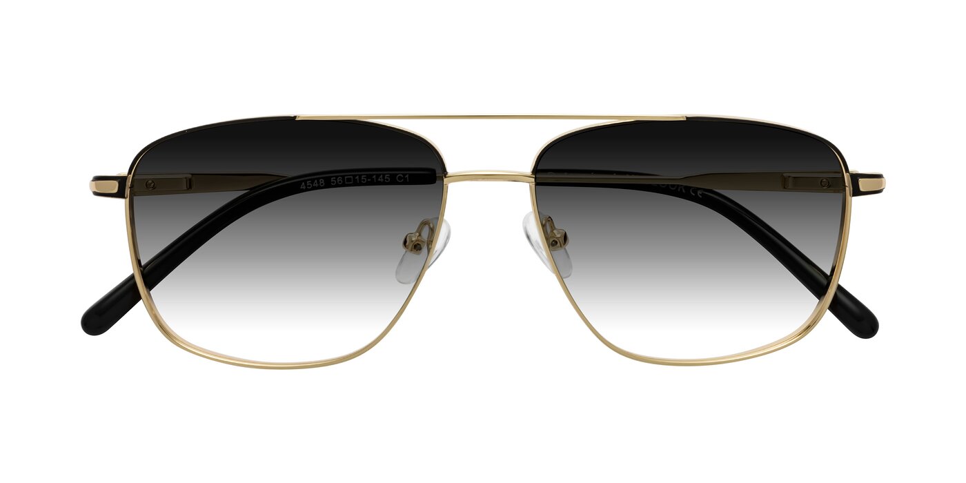 Determined - Gold / Black Gradient Sunglasses