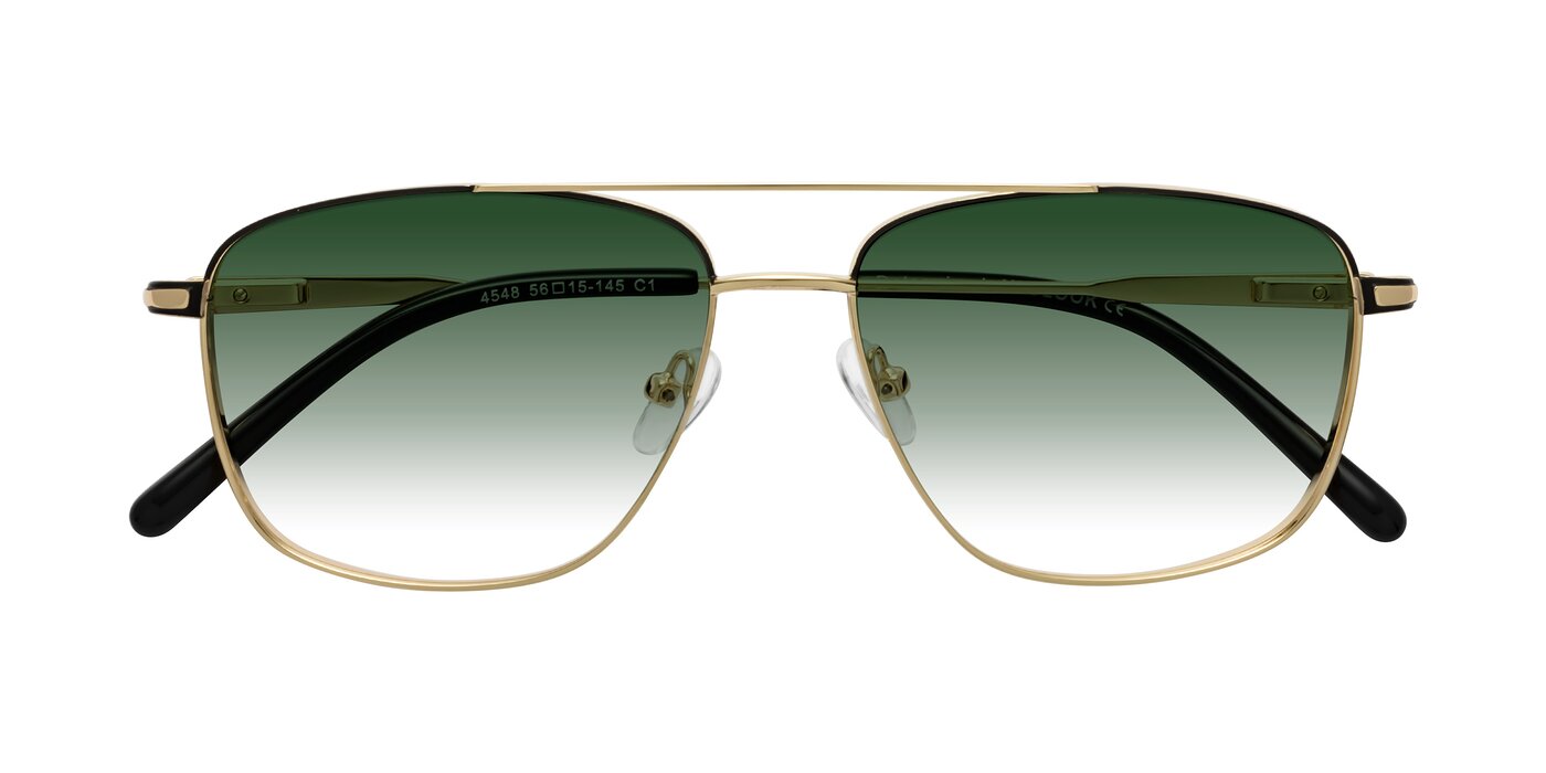 Determined - Gold / Black Gradient Sunglasses