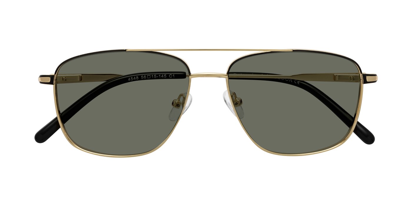 Determined - Gold / Black Polarized Sunglasses