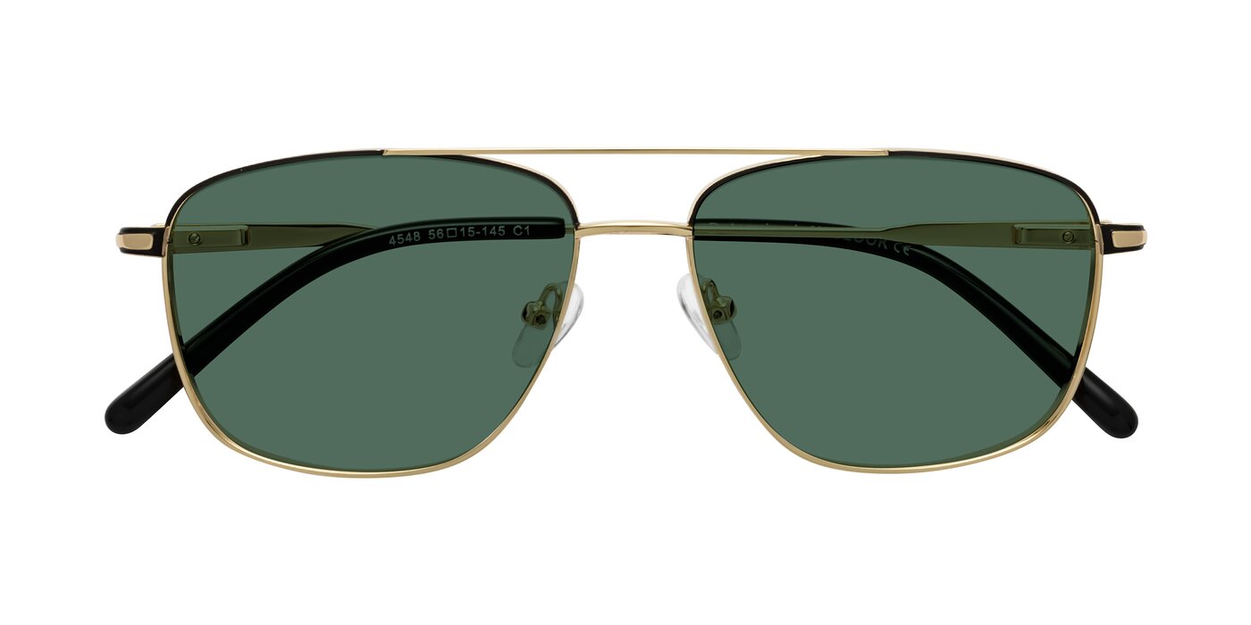 Determined - Gold / Black Polarized Sunglasses