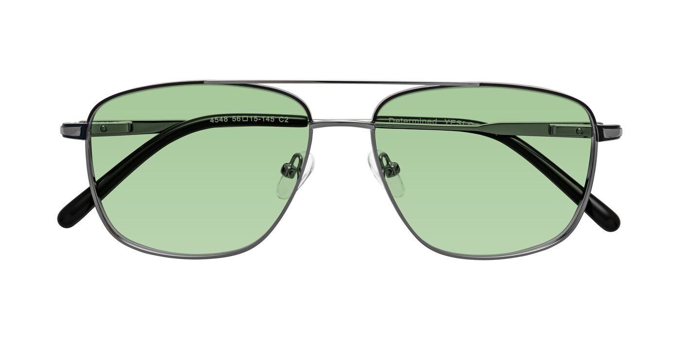 Determined - Gunmetal / Deep Navy Tinted Sunglasses