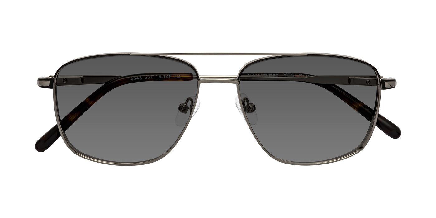 Determined - Gunmetal / Black Tinted Sunglasses