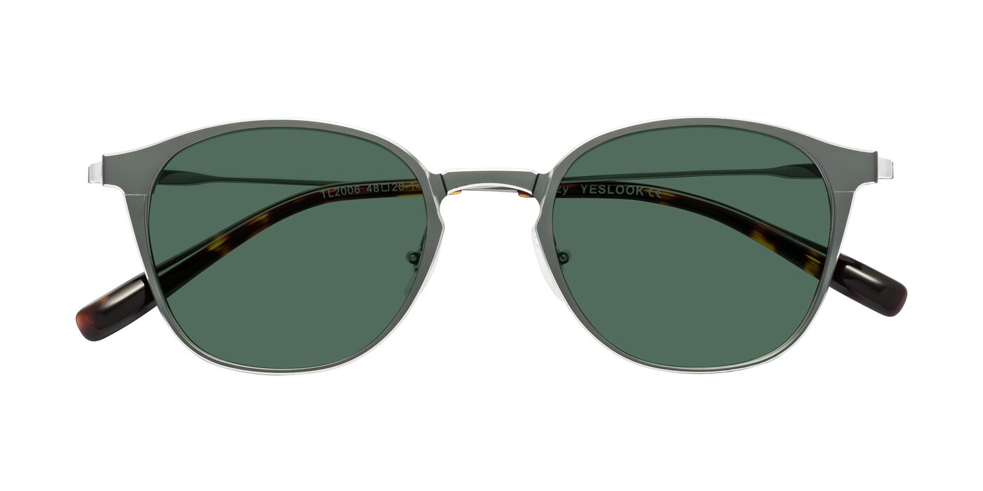 Lzzy - Metallic Gray/Silver Polarized Sunglasses