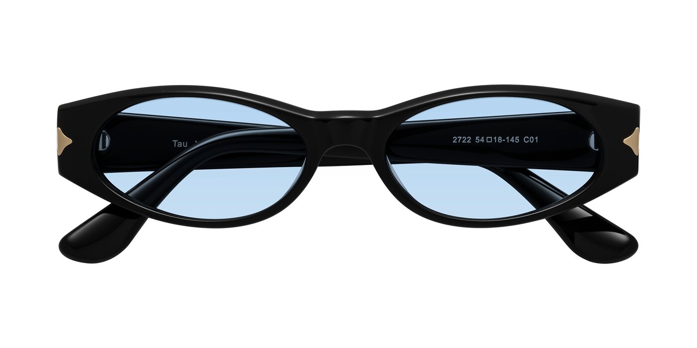Tau - Black Tinted Sunglasses