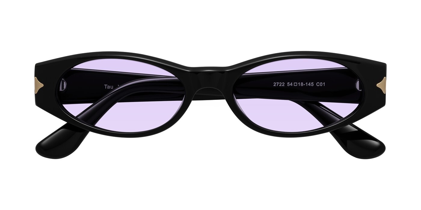 Tau - Black Tinted Sunglasses