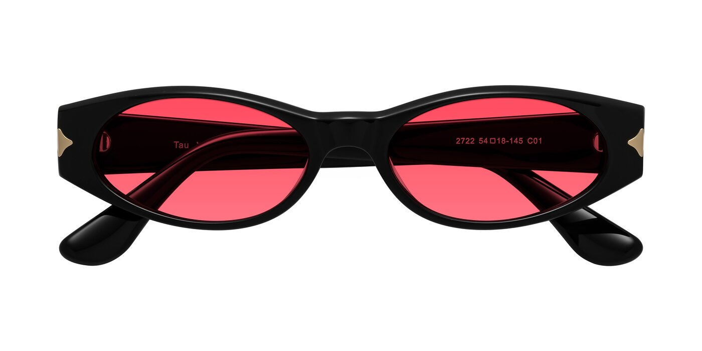 Tau - Black Tinted Sunglasses