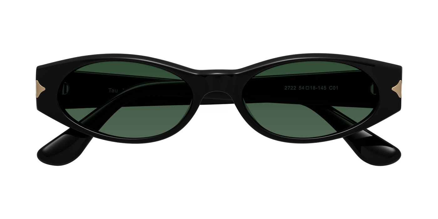 Tau - Black Tinted Sunglasses