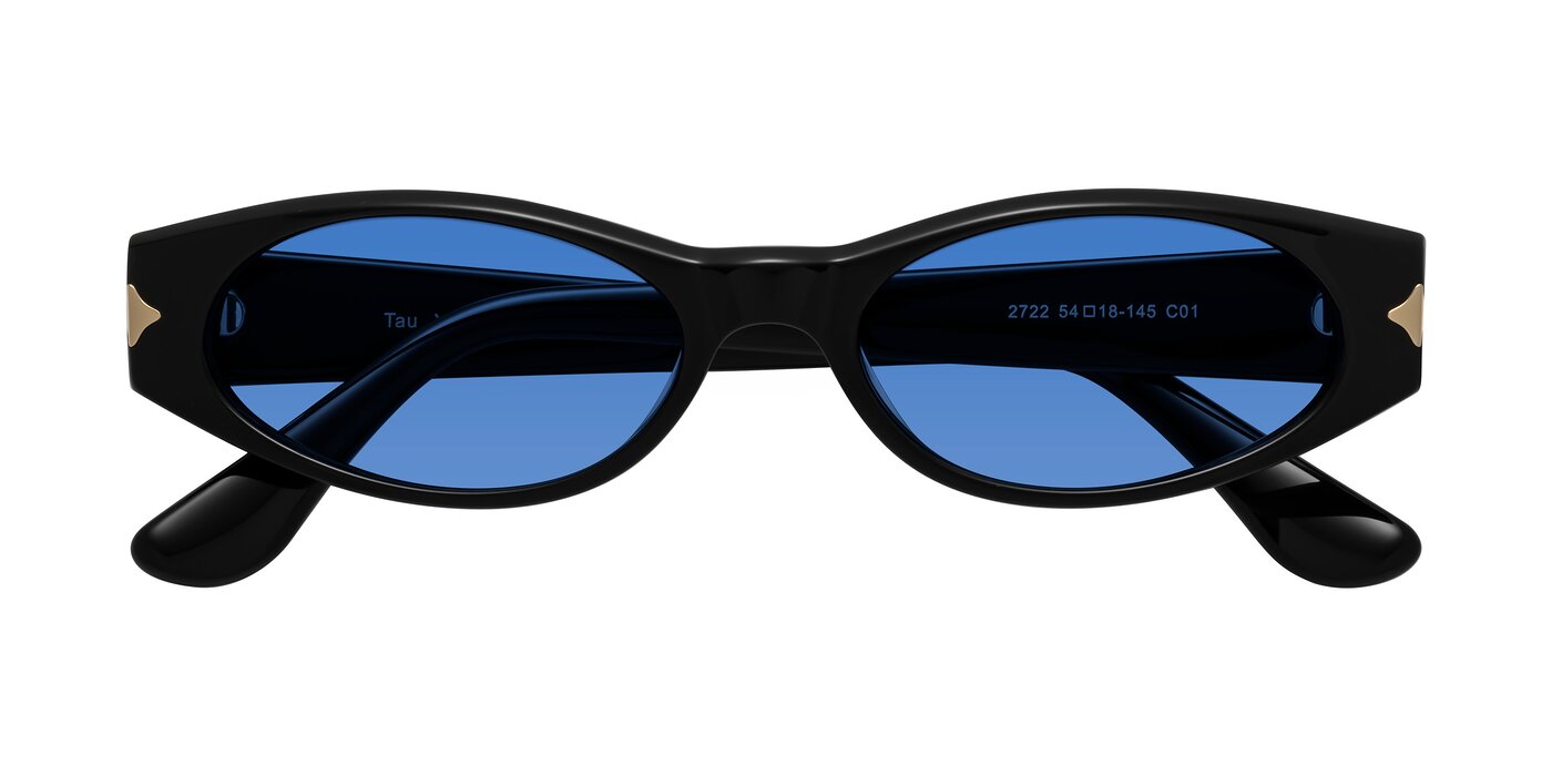 Tau - Black Tinted Sunglasses