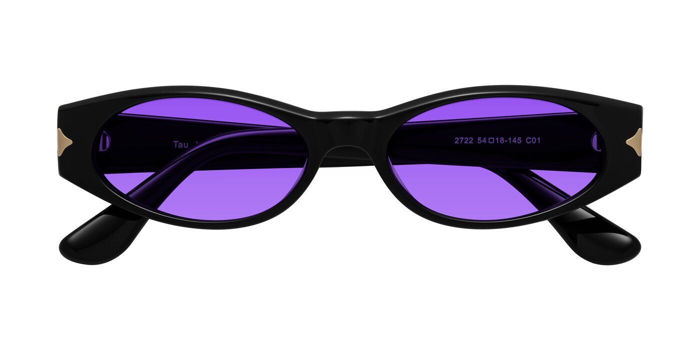 Tau - Black Tinted Sunglasses