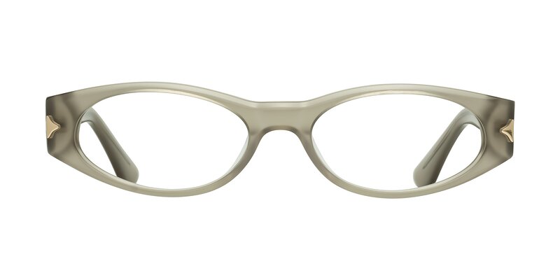 Tau - Milky Gray Eyeglasses