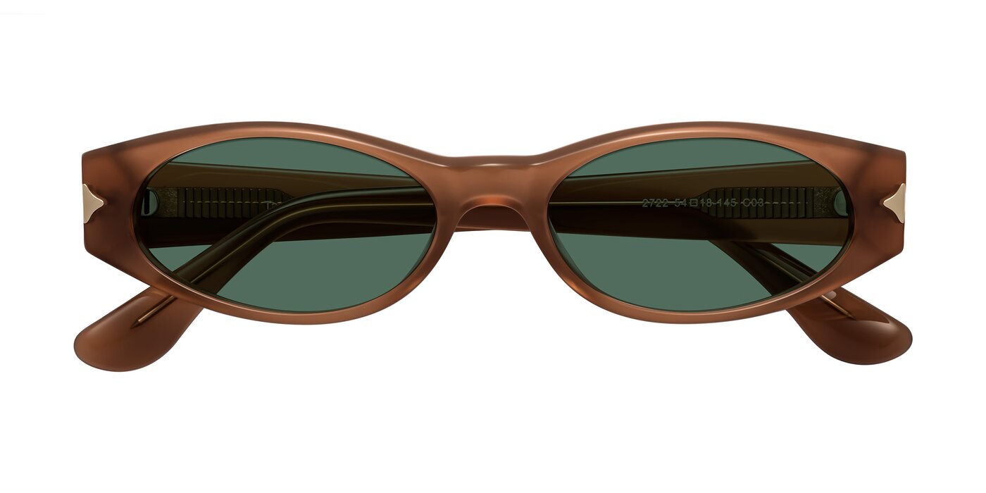 Tau - Milky Brown Polarized Sunglasses