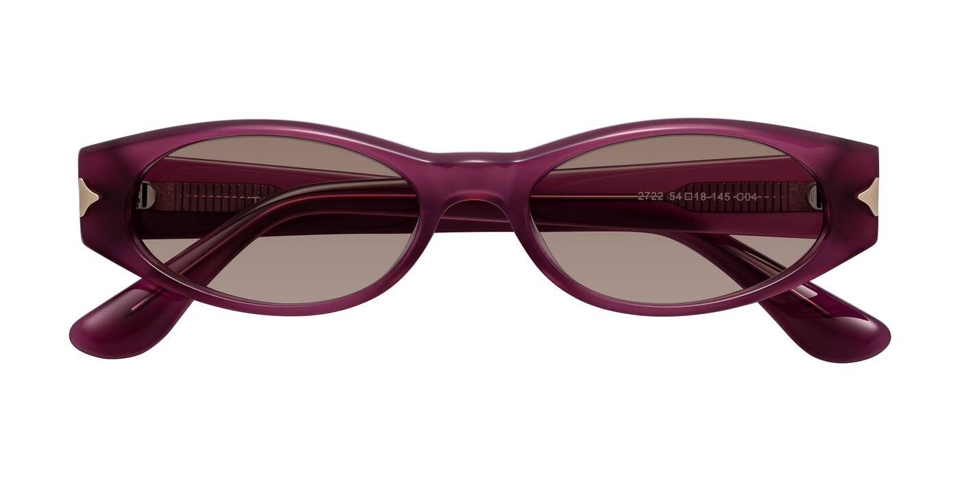 Tau - Milky Grape Tinted Sunglasses