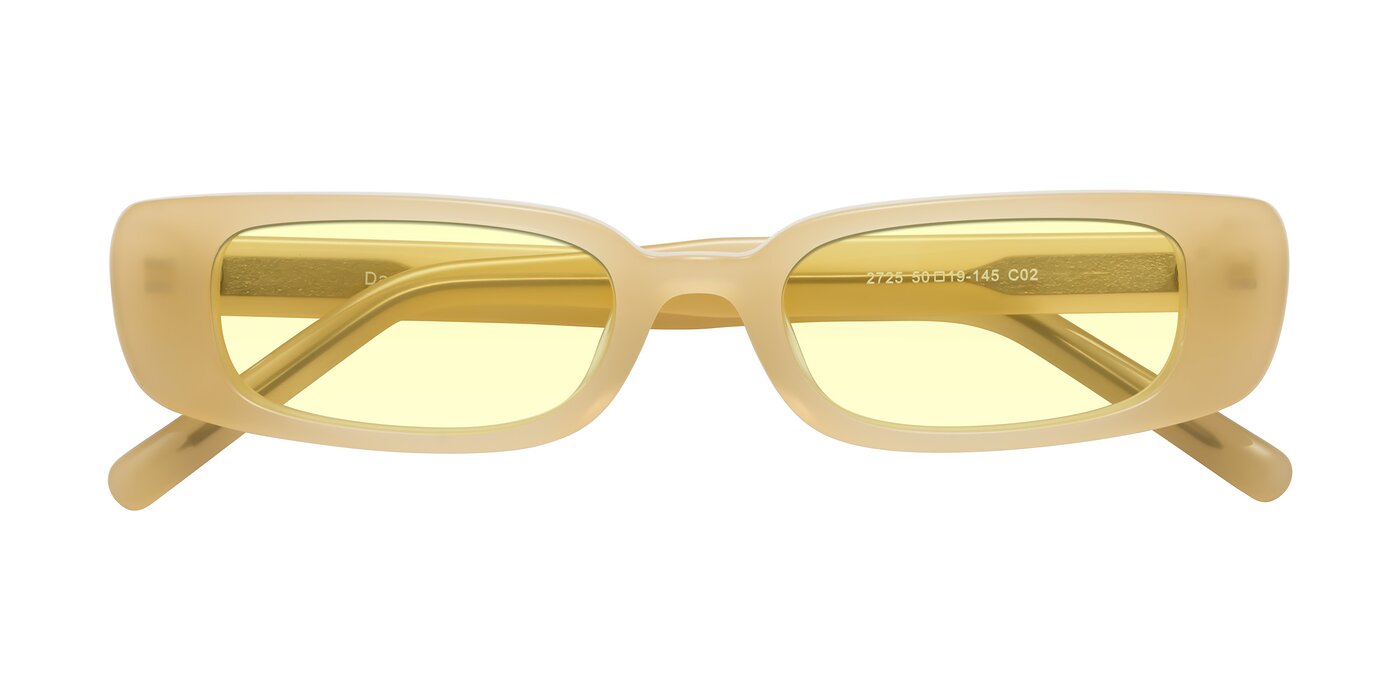 Danso - Pastel Beige Tinted Sunglasses