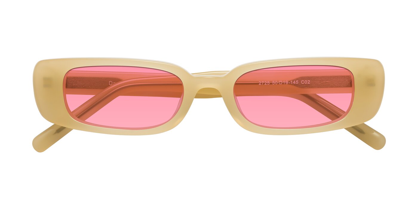 Danso - Pastel Beige Tinted Sunglasses