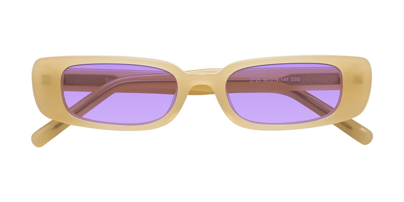 Danso - Pastel Beige Tinted Sunglasses