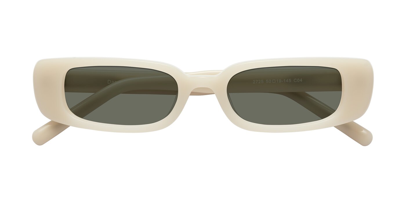 Danso - Milky White Polarized Sunglasses