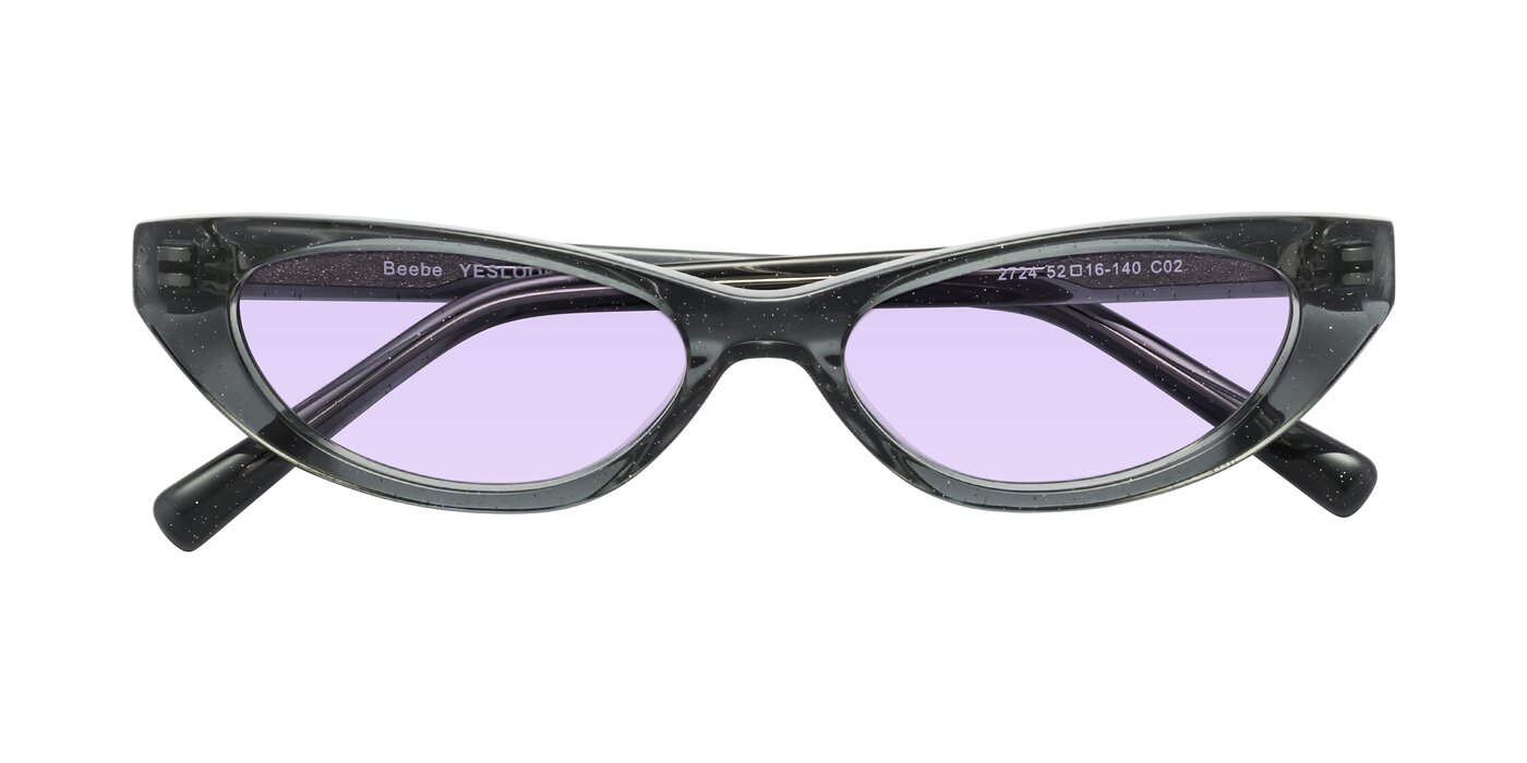 Beebe - Pearlescent Gray Tinted Sunglasses
