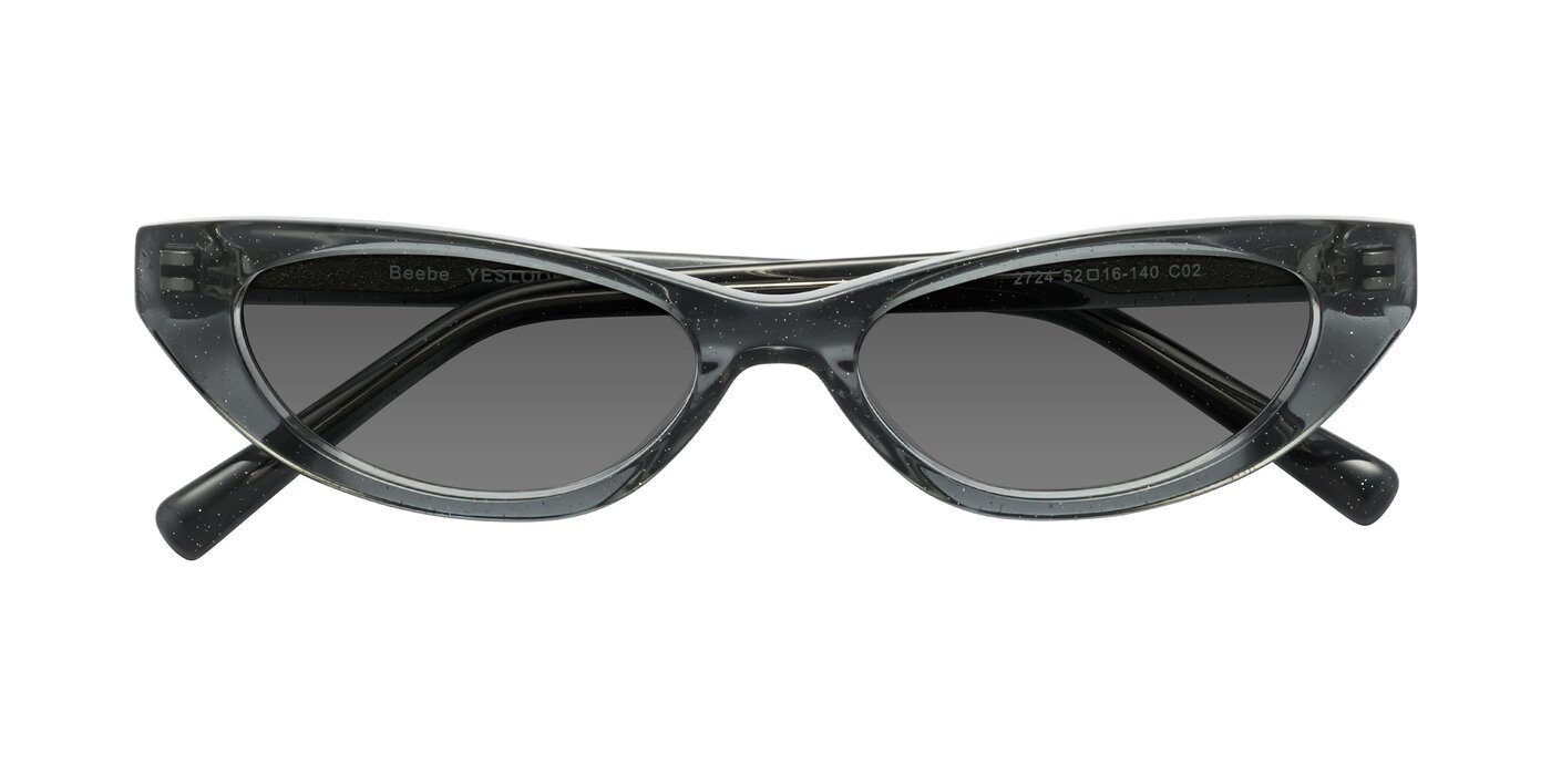 Beebe - Pearlescent Gray Tinted Sunglasses