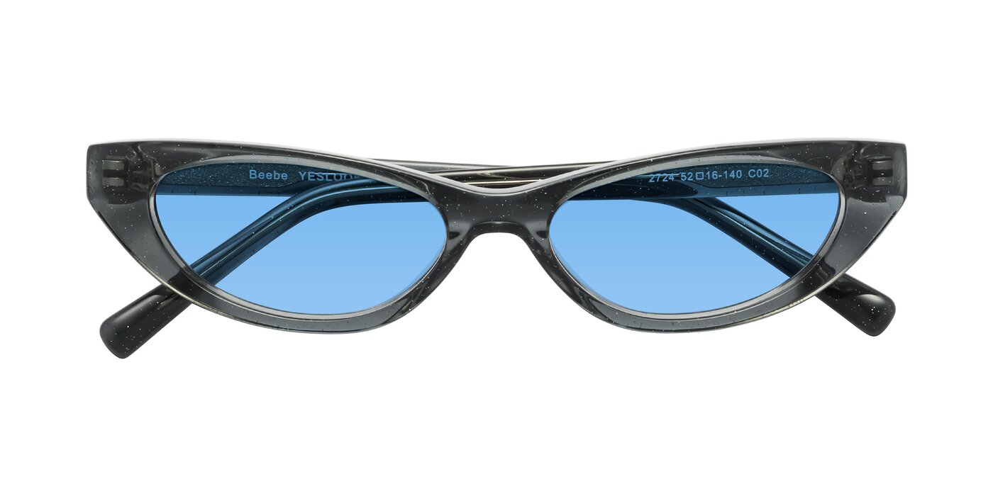 Beebe - Pearlescent Gray Tinted Sunglasses