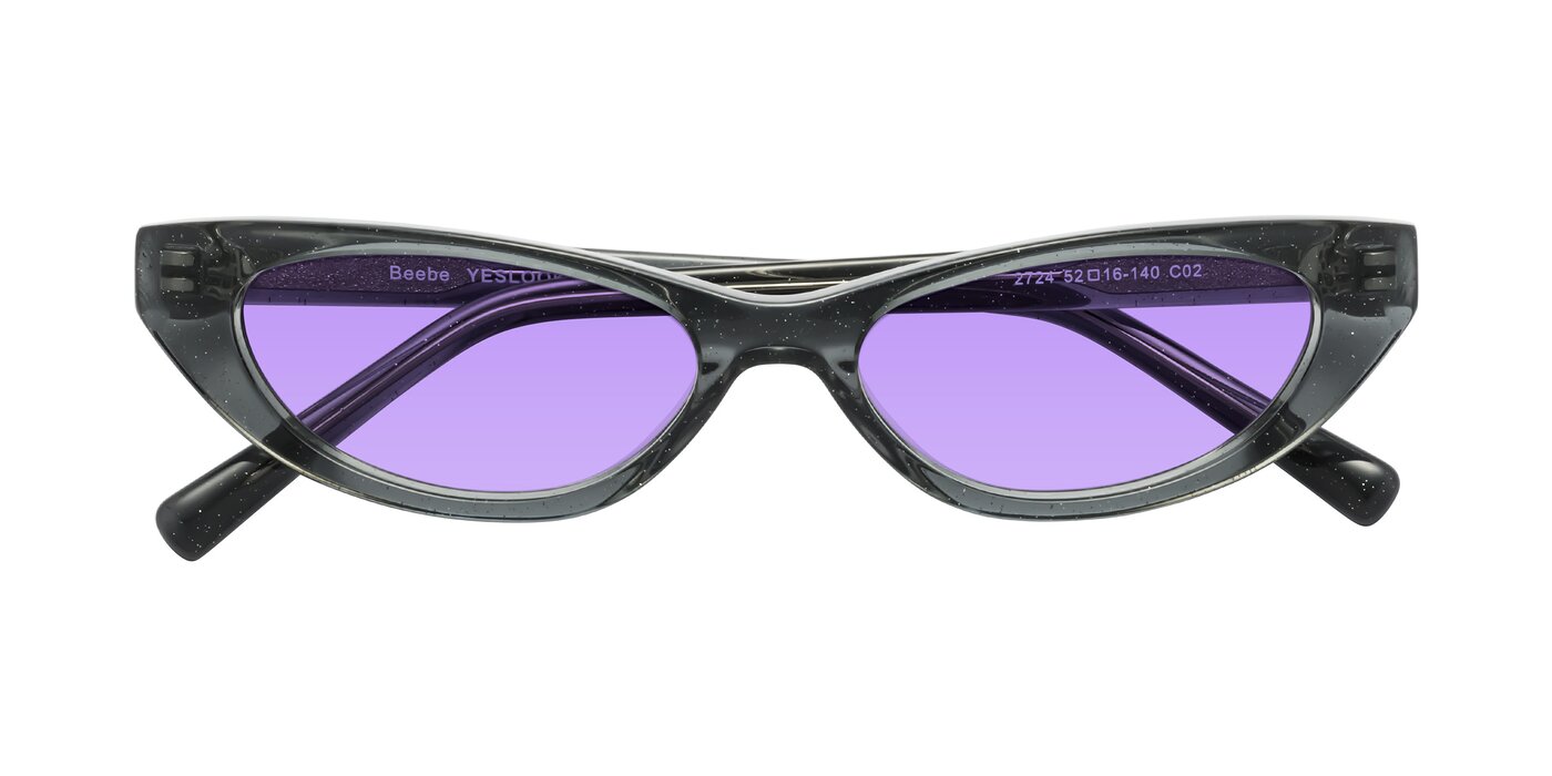 Beebe - Pearlescent Gray Tinted Sunglasses