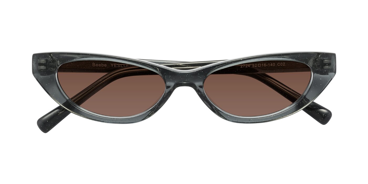 Beebe - Pearlescent Gray Tinted Sunglasses