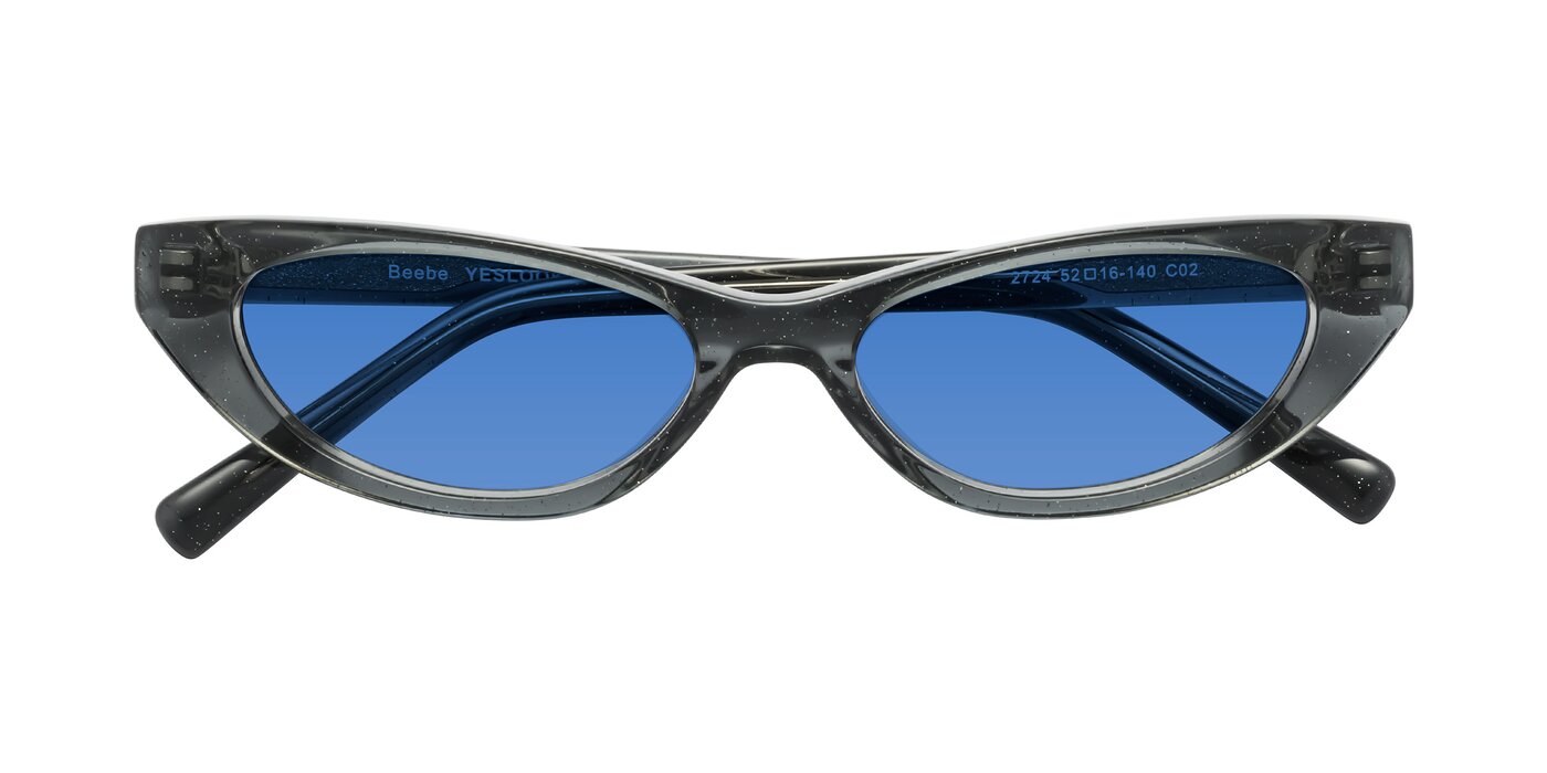 Beebe - Pearlescent Gray Tinted Sunglasses