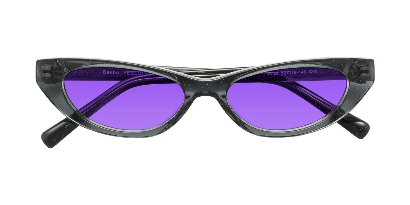 Beebe - Pearlescent Gray Tinted Sunglasses