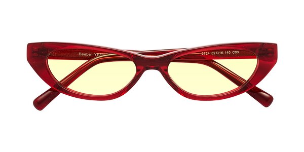 Front of Beebe in Pearlescent Red