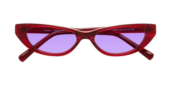 Front of Beebe in Pearlescent Red
