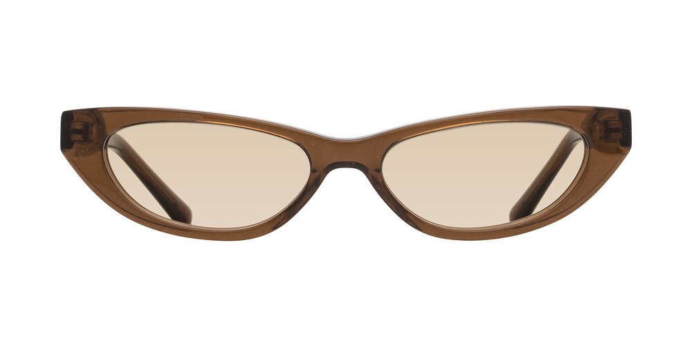 Beebe - Pearlescent Brown Tinted Sunglasses