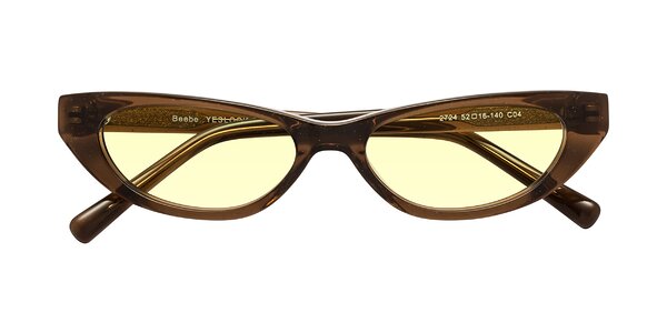 Front of Beebe in Pearlescent Brown