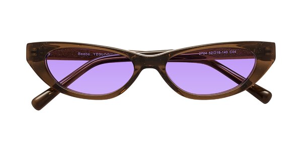 Front of Beebe in Pearlescent Brown