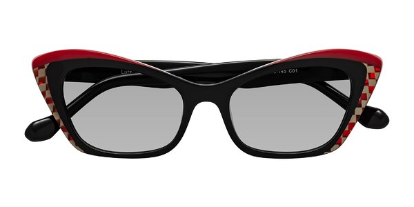Front of Lutz in Black/Red
