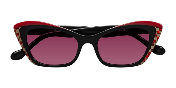 Front of Lutz in Black / Red