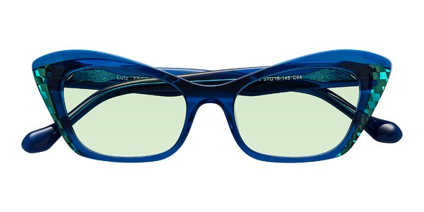 Front of Lutz in Dual Blue