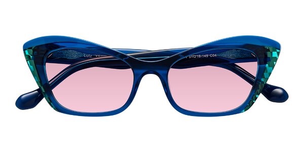 Front of Lutz in Dual Blue