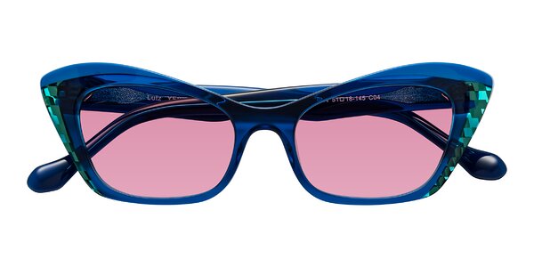 Front of Lutz in Dual Blue