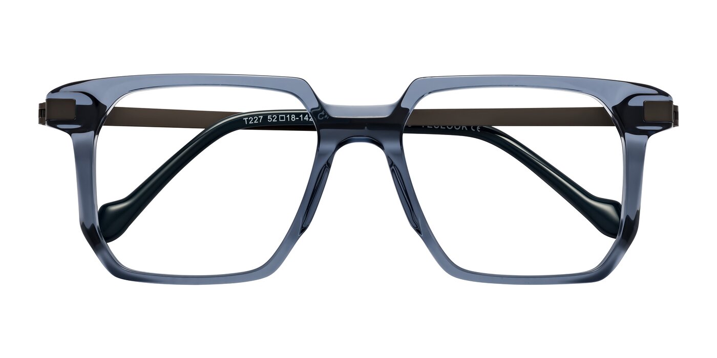 Eloise - Transparent Blue Reading Glasses