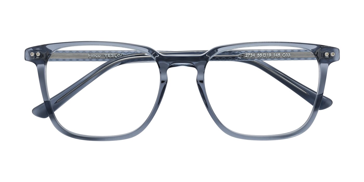 Finco - Transparent Blue Eyeglasses