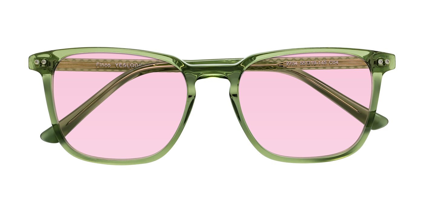 Finco - Transparent Green Tinted Sunglasses