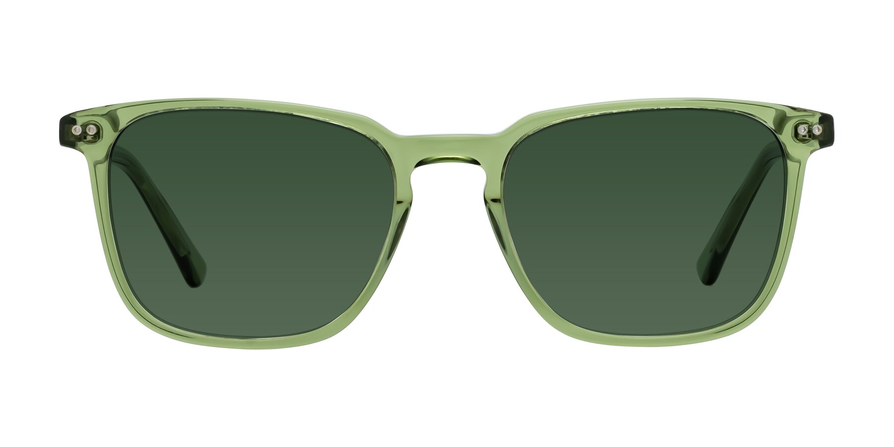Finco - Transparent Green Sunglasses