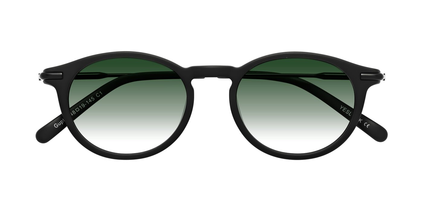 Gupta - Matte Black Gradient Sunglasses