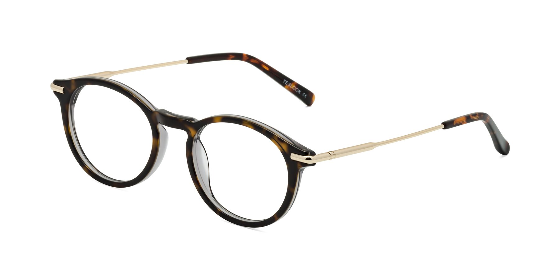 Angle of Gupta in Tortoise with Clear Eyeglass Lenses