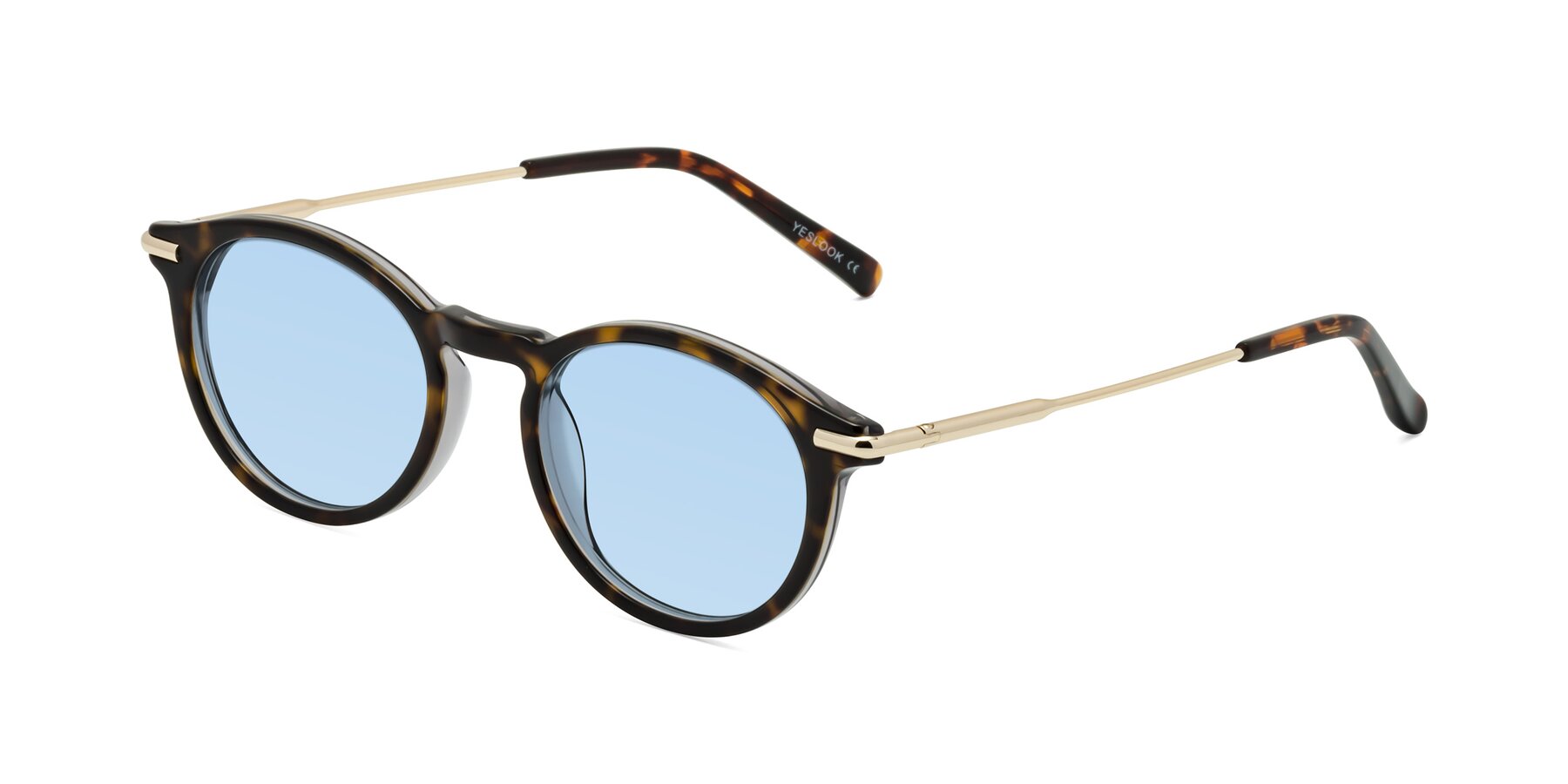 Angle of Gupta in Tortoise with Light Blue Tinted Lenses