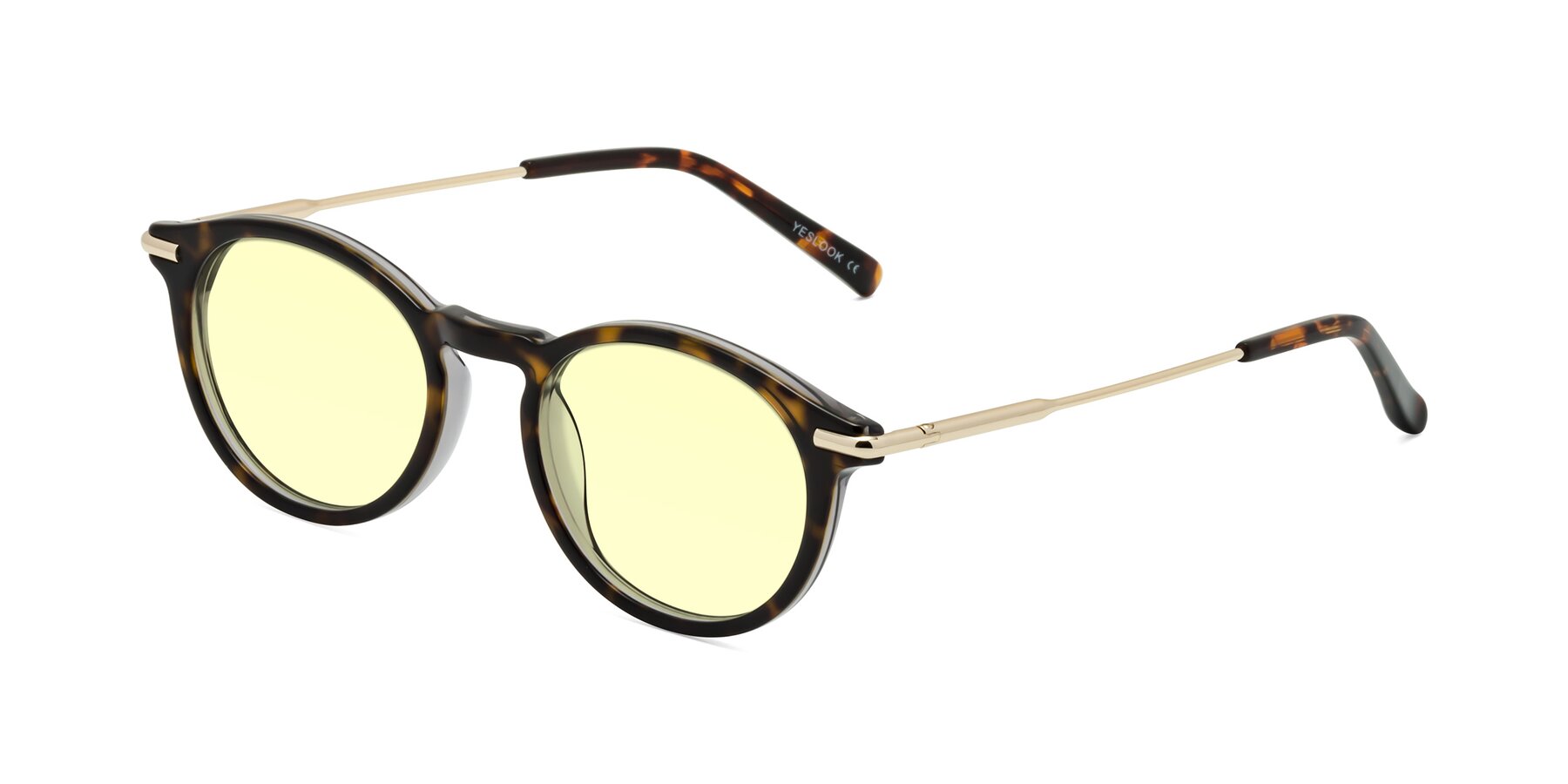 Angle of Gupta in Tortoise with Light Yellow Tinted Lenses