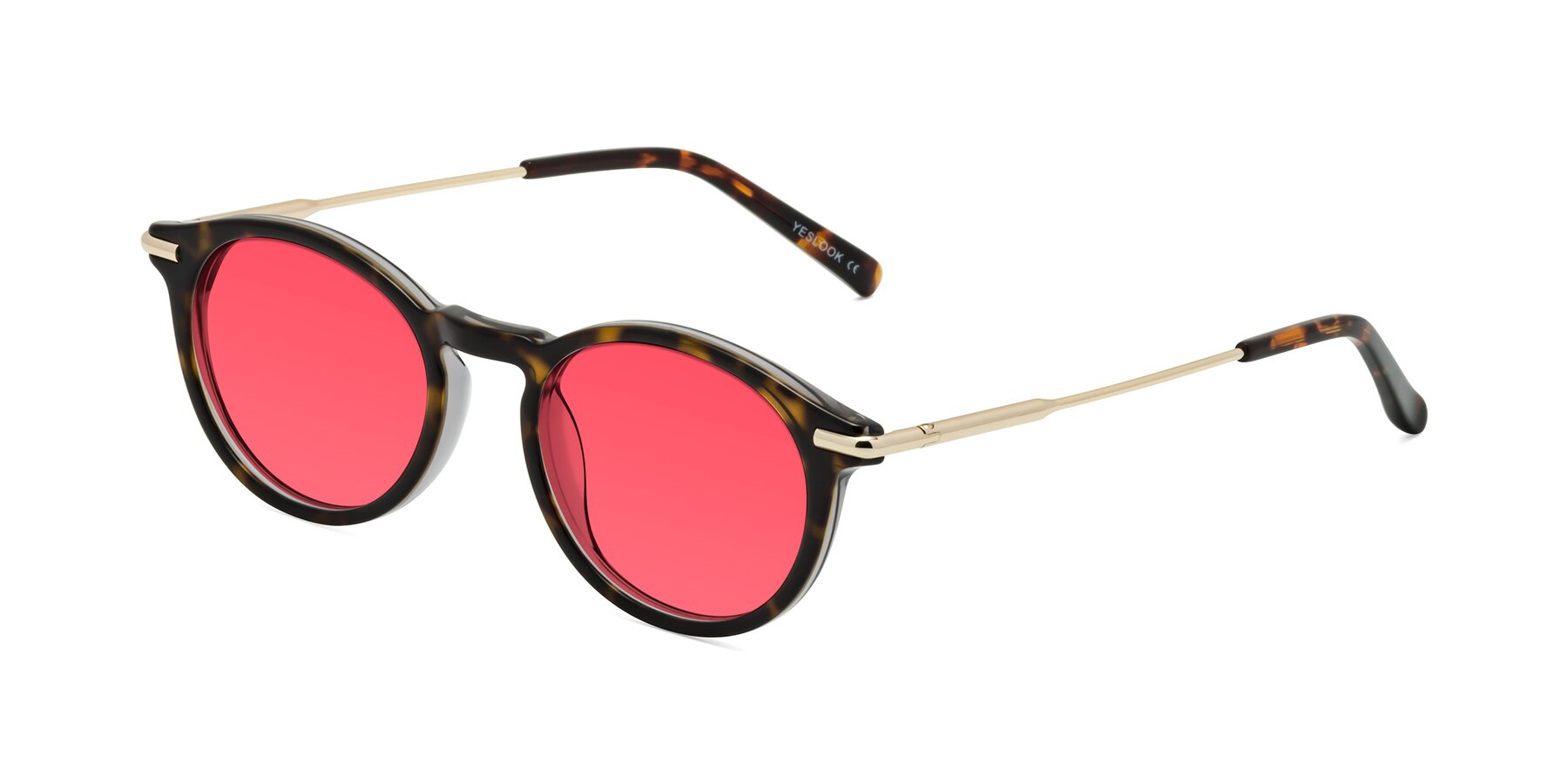 Angle of Gupta in Tortoise with Red Tinted Lenses